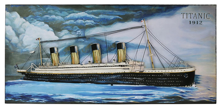 3D Titanic Wall Art